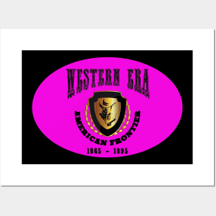 Western Era aka American Frontier - Pink Posters and Art